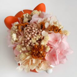 Кашпо Сплячий коргі з букетом