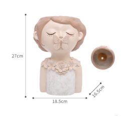 кашпо девочка с бабочкой