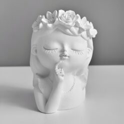 Кашпо з гіпсу для самостійного розпису