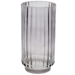 Ваза скляна темна 24