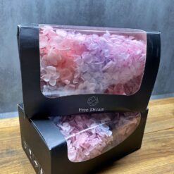 Стабілізована гортензія рожево-блакитно-бузкова