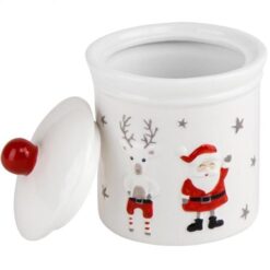 Цукорниця "Санта з оленем"