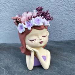 кашпо, букет, сухоцветы, букет из сухоцветов, подарок, 8 марта, декор