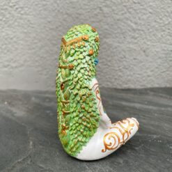 Статуетка оберіг Богиня Гайя білий із зеленим