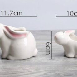 кашпо для сукулентів, квіти, декор, вазон, великдень, кролик