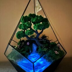 мосаріум, велика композиція, стабілізовані рослини, рослини у склі, унікальний подарунок, 8 березня, день народження, уникальный подарок, моссариум, флорариум, цветы в вазе, цветы в стекле