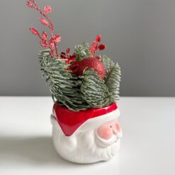 кашпо Дед Мороз с нобилисом 13х9, новогоднее кашпо керамическое, декор новогодний Дед Мороз, праздничное украшение с нобилисом, кашпо Дед Мороз керамика 7х9, мини композиция для Нового года, новогоднее кашпо с ветками, керамическое кашпо с декором, кашпо Дед Мороз праздничное, декор для новогоднего стола, подарок новогодний с нобилисом, кашпо с ветками и игрушками, кашпо Дід Мороз з нобілісом 13х9, новорічне кашпо керамічне, декор новорічний Дід Мороз, святкова прикраса з нобілісом, кашпо Дід Мороз кераміка 7х9, міні композиція на Новий рік, новорічне кашпо з гілками, керамічне кашпо з декором, кашпо Дід Мороз святкове, декор для новорічного столу, подарунок новорічний з нобілісом, кашпо з гілками та іграшками