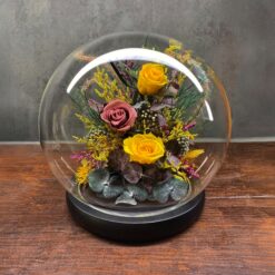 Композиція з сухоцвітів Маленькі таємниці