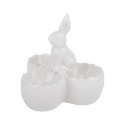 подставка для яиц Нежный кролик 10 см 5009-042, пасхальная подставка с кроликом, сервировочная подставка для яиц, подставка белый кролик для 3 яиц, подставка пасхальная керамическая, интерьерная подставка для яиц, подставка пасхальный декор кролик, фигурная подставка для праздничного стола, подставка для шоколадных яиц, пасхальная подставка белоснежная, сервировочная керамическая подставка, оригинальная подставка для крашенок, підставка для яєць Ніжний кролик 10 см 5009-042, великодня підставка з кроликом, сервірувальна підставка для яєць, підставка білий кролик для 3 яєць, підставка великодня керамічна, інтер’єрна підставка для яєць, підставка великодній декор кролик, фігурна підставка для святкового столу, підставка для шоколадних яєць, великодня підставка білосніжна, сервірувальна керамічна підставка, оригінальна підставка для крашанок