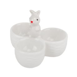 подставка для 3 яиц Милый кролик 9 см 5009-039, пасхальная подставка для яиц, держатель для крашенок кролик, подставка для шоколадных яиц, сервировочная подставка пасхальная, фигурная подставка с кроликом, праздничная подставка для яиц, подставка кролик белый, интерьерная подставка для пасхального декора, аксессуар для пасхального стола, керамическая подставка для яиц, підставка для 3 яєць Милий кролик 9 см 5009-039, великодня підставка для яєць, тримач для крашанок кролик, підставка для шоколадних яєць, сервірувальна підставка великодня, фігурна підставка з кроликом, святкова підставка для яєць, підставка кролик білий, інтер’єрна підставка для великоднього декору, аксесуар для великоднього столу, керамічна підставка для яєць