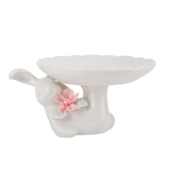 керамическая подставка кролик, керамічна підставка кролик