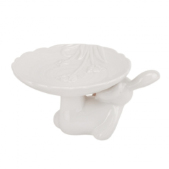 керамическая подставка кролик, керамічна підставка кролик