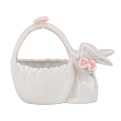 корзинка пасхальний Кролик с бабочкой, кошик великодній Кролик з метеликом