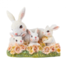 Великодя Статуетка Родина кроликів
