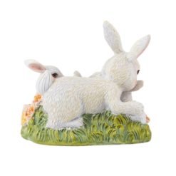 Великодя Статуетка Родина кроликів