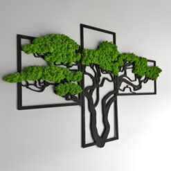 Триптих із мохом Бонсай