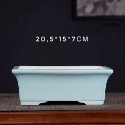 Горщик для Бонсай бірюзовий