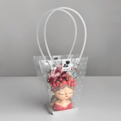 Кашпо дівчинка Полуничний вінок