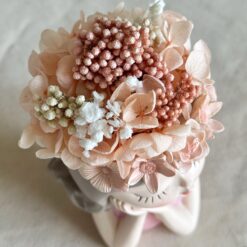 Кашпо Мері з букетом зі стабілізованих рослин