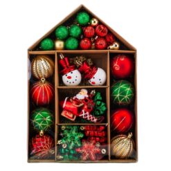 набір ялинкових прикрас в подарунковому оформленні