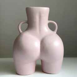 ваза керамічна у вигляді жіночої попи