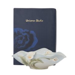 Блюдо порцелянове Лілії