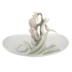 Блюдо Дівчина з нарцисом