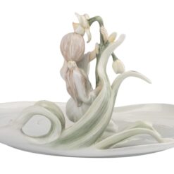 Блюдо Дівчина з нарцисом