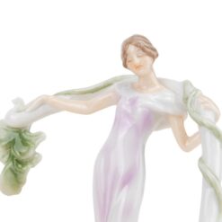 Блюдо Дівчина в листі порцеляна