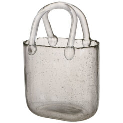 Ваза скляна у формі сумочки