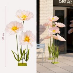 ростові квіти для магазину фасад