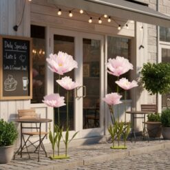 фасадний декор квіти великі